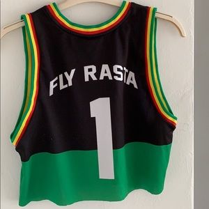 Jamaica 🇯🇲 Basketball Crop Top